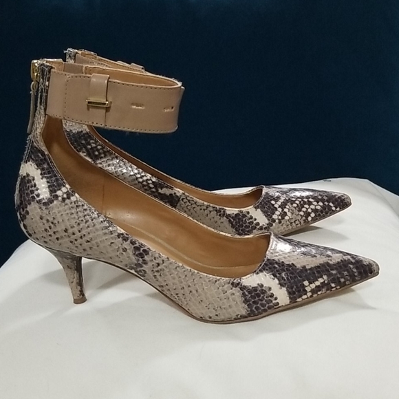 NINE WEST Snake print leather stiletto - Picture 3 of 4